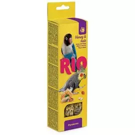 Палочки RIO Sticks Honey and Nuts с медом и орехами для средних попугаев (2 х 75 г, )