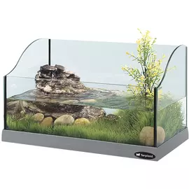 Палюдариум Ferplast Jamaica для черепах (Д 42 x Ш 21,5 x В 23 см, Серебристый)