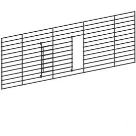 Передняя решетка для клетки Ferplast Casita 120 (Белый)