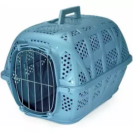 Переноска IMAC Carry Sport с металлической дверцей для животных (Д 48,5 х Ш 34 х В 32 см, Пепельно синий)