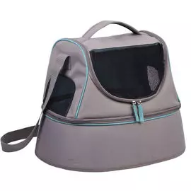 Переноска-трансформер NOBBY HAPPY CAT для кошек (44 х 32 х 32 см, Серый)