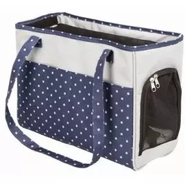 Переноска Trixie Bonny синий-серый для животных (20 х 29 х 40 см, Синий/Серый)