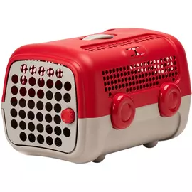 Переноска United Pets A.U.T.O. красная с серым для животных (51 х 37 х 33 см, Красный с серым)