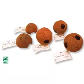 Пещерка JBL Cocos Cava из скорлупы кокосового ореха для аквариума и террариума (1/2: L)