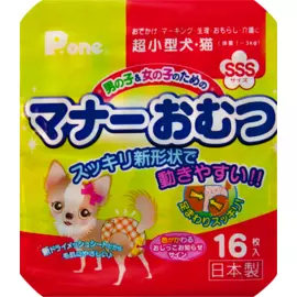 Подгузники Premium Pet Japan интеллектуальные для собак (30-45 см, 15 шт)