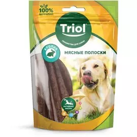 Полоски Triol мясные для собак 70 г (70 г, Кролик)