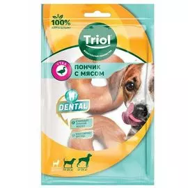 Пончики жевательные Triol Dental с мясом утки, 2 шт (7,5 см (2 шт), Утка)