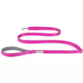 Поводок Amiplay Samba Easy Fix регулируемый розовый для собак (M: 160-300 см x 2 см, Розовый)