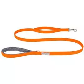 Поводок Amiplay Samba оранжевый для собак (M: 150 см x 2 см, Оранжевый)