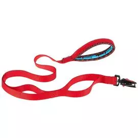 Поводок Ferplast Daytona Matic G красный с автоматическим карабином для собак (2,5 x 120 см, Красный)