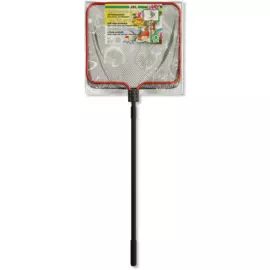 Прудовый сачок JBL pond fish net M coarse грубая сетка с телескопической ручкой (50 х 43 см)