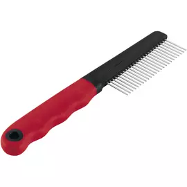 Расческа Ferplast GRO 5862 короткая с прореженными зубчиками для собак и кошек (20,2 x 1,6 x h 4,3 см)