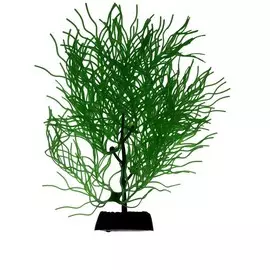 Растение Homefish 80674 силиконовое с флюорисцентным эффектом зеленое для аквариума (19 см)