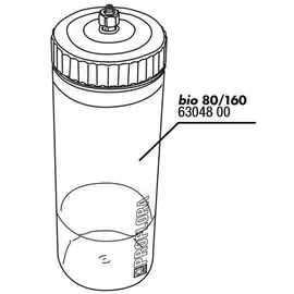 Реакционный сосуд Jbl bio80/160 Reaction canister для BioCO2 системы (1 комплект)