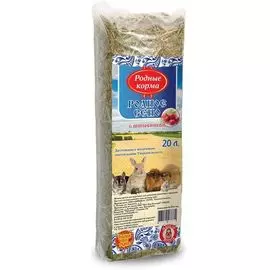 Сено Родные корма с Шиповником 20 литров (20 л)