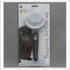 Щетка-пуходерка JW Pet Grip Soft Slicker Brush Small Soft Pin мягкая маленькая для собак