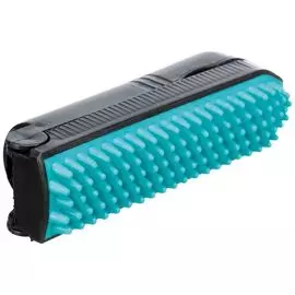 Щётка Trixie с липким роликом черно-голубая для животных (23 см, Черный/голубой)