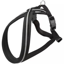 Шлейка Ferplast Daytona Cross со светоотражающей полоской для собак (XS, Черный)