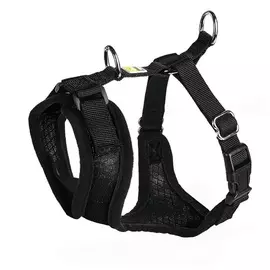 Шлейка Hunter Manoa черная для собак (44-55 см, Черный)