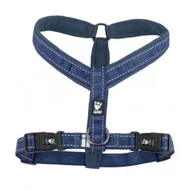 Шлейка Hurtta Casual Y-Harness синяя для собак (100 см, Синий)