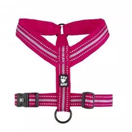 Шлейка Hurtta Outdoors Padded Harness малиновая для собак (A: 90 см B: 100-120 см, Малиновый)