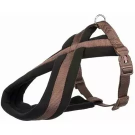 Шлейка Trixie Premium Touring мокко для собак (XXS-XS: 26-38 см х 10 мм, Мокко)