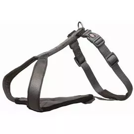 Шлейка Trixie Premium Y-harness графитовый для собак (S: 42-50 см х 15 мм, Графитовый)