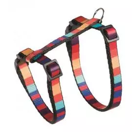 Шлейка Trixie с поводком и амортизатором для кошек (25-45 см/10 мм, 1,20 м, )