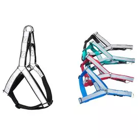 Шлейка Yami-Yami светоотражающая красная для живтоных (60-80 см х 65-90 см х 30 мм, Красный)