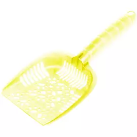 Совок Homecat Atlantis желтый перламутр для кошачьего туалета (25 х 10,8 х 3,5 см)