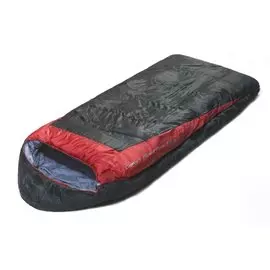 Спальный мешок Campus Adventure 500sq R-zip (240 x 95 см, Черно-красный)