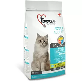 Сухой корм 1st Choice Adult Healthy Skin&amp;Coat для здоровья шерсти и кожи взрослых кошек (907 г, )