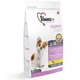 Сухой корм 1st Choice Puppy для щенков декоративных пород (2,72 кг, Ягненок с рыбой и рисом)