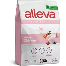 Сухой корм Alleva Equilibrium Chicken Kitten с курицей для котят (1,5 кг, Курица)