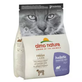 Сухой корм Almo Nature Holistic Cat Dry Digestive help - Lamb с ягненком профилактика заболеваний ЖКТ для кошек (400 г, Ягненок)