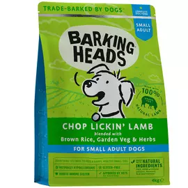 Сухой корм Barking Heads Мечты о ягненке с ягненком и рисом для собак малых пород (4 кг, )