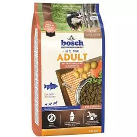 Сухой корм Bosch Adult Salmon&amp;Potato с лососем и картофелем для взрослых собак (1 кг, Лосось и картофель)