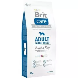 Сухой корм Brit Care Adult Large Breed с ягненком и рисом для взрослых собак крупных пород (12 кг, Ягненок с рисом)