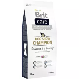 Сухой корм Brit Care Dog Show Champion с лососем, сельдью и рисом для выставочных собак (12 кг, Лосось и сельдь с рисом)