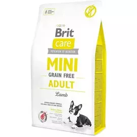 Сухой корм Brit Care Mini GF Adult Lamb беззерновой для собак мелких и миниатюрных пород (2 кг, Ягненок)