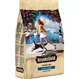 Сухой корм Brooksfield Adult All Breeds Chicken &amp; Rice Курица и рис для собак (3 кг, Курица)
