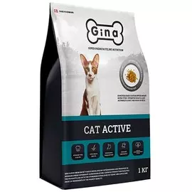 Сухой корм Gina Cat Active для активных кошек (1 кг,)