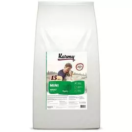 Сухой корм Karmy Mini Adult с индейкой для собак мелких пород (15 кг, Индейка)