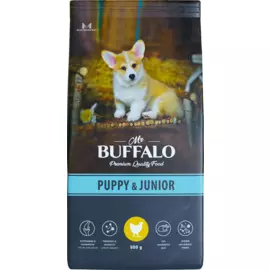 Сухой корм Mr.Buffalo Puppy &amp; Junior с курицей для щенков и юниоров (800 г)