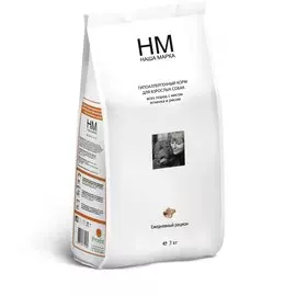 Сухой корм Наша Марка гипоаллергенный с ягнёнком и рисом для взрослых собак (500 г, Ягненок и рис)