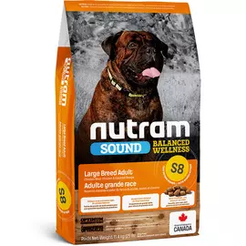 Сухой корм Nutram Sound Balanced Wellness S8 Large Breed Adult Dog Food для собак крупных пород (11,4 кг)