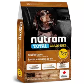 Сухой корм Nutram Total Grain Free T27 Turkey &amp; Chiken Small Breed Dog Food из мяса индейки и курицы для собак мелких пород (2 кг)