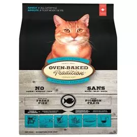 Сухой корм Oven Baked Tradition Adult Cat Fish со свежей рыбой для кошек (2,27 кг, Рыба)
