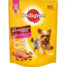 Сухой корм Pedigree для собак миниатюрных пород (600 г, Говядина)