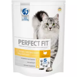 Сухой корм Perfect Fit Sensitive для чувствительных кошек (1,2 кг, Индейка)